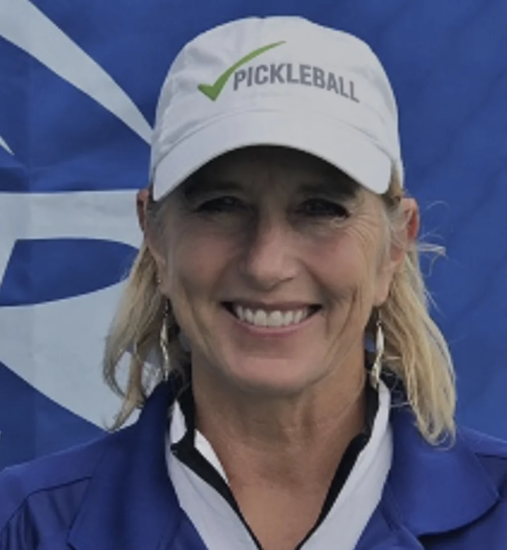 Sharon Lamond, Rossmoor coach for Pickleball Prep with Joy.